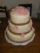 Svatební dort- marcipánový